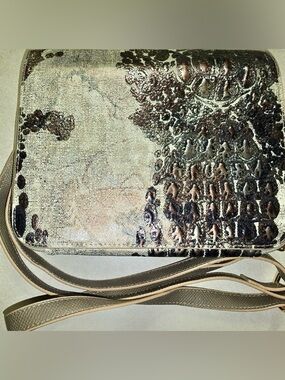 Karla Hanson RFID Blocking Eva Metallic Crossbody Bag